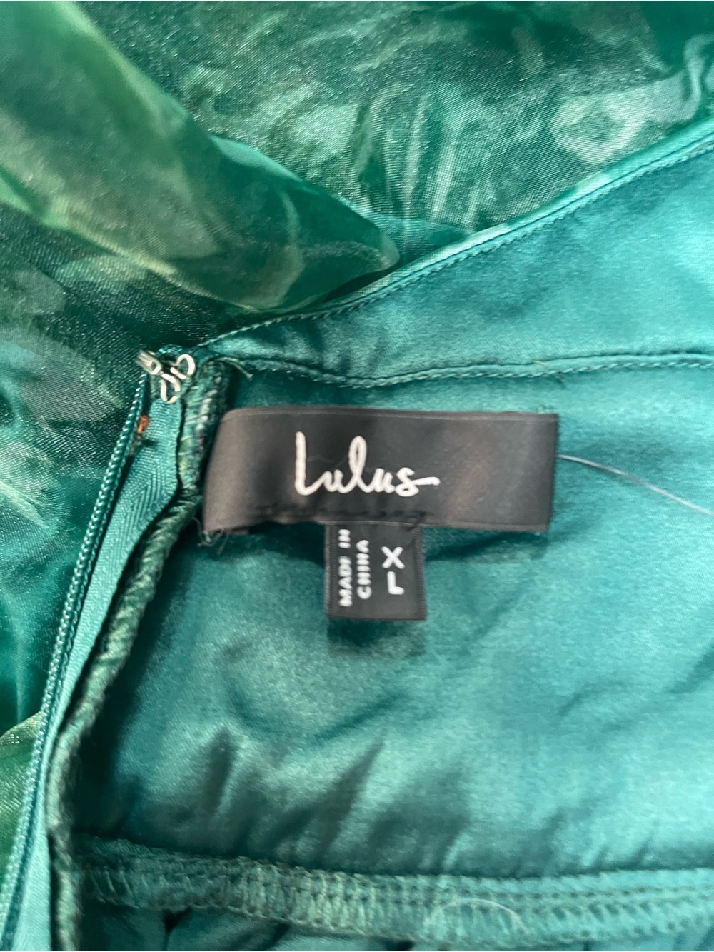 Lulus Romance That Wows V-Neck Organza Maxi Dress Green Floral Print - Picture 10 of 16